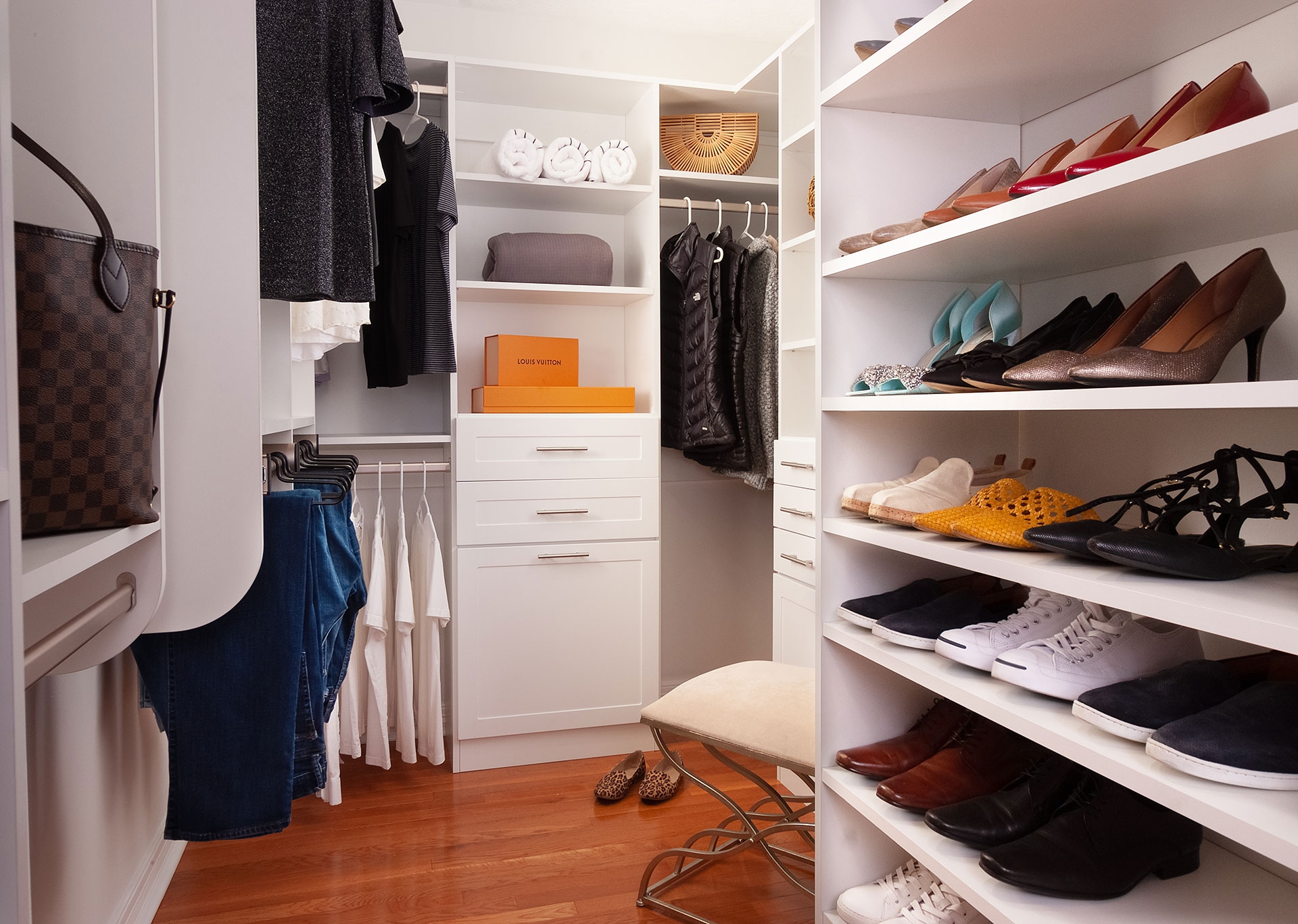 Build out your closets and gain storage