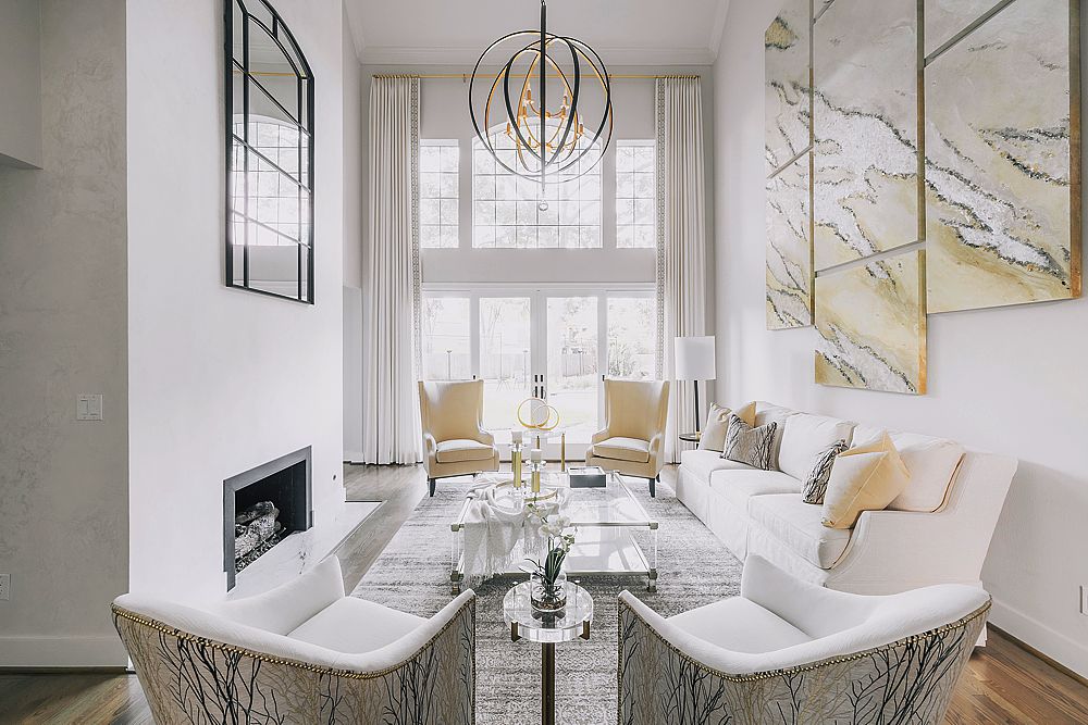Interior design ideas for open concept living rooms.