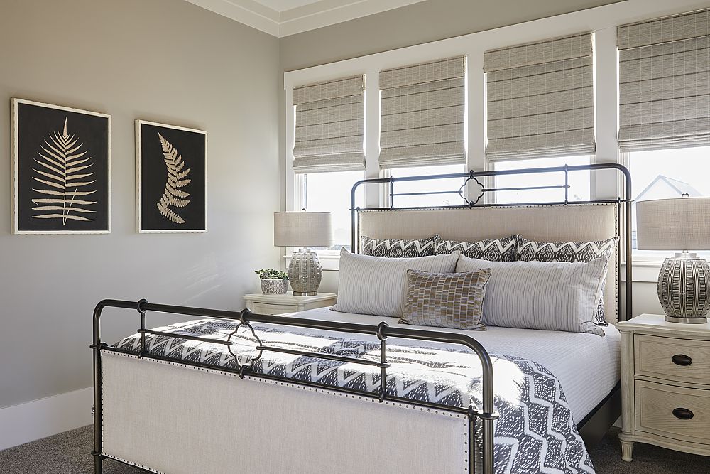 The color palette sets the emotional tone of the room. Soft neutrals and cool blues encourage calm, while muted greens add freshness.